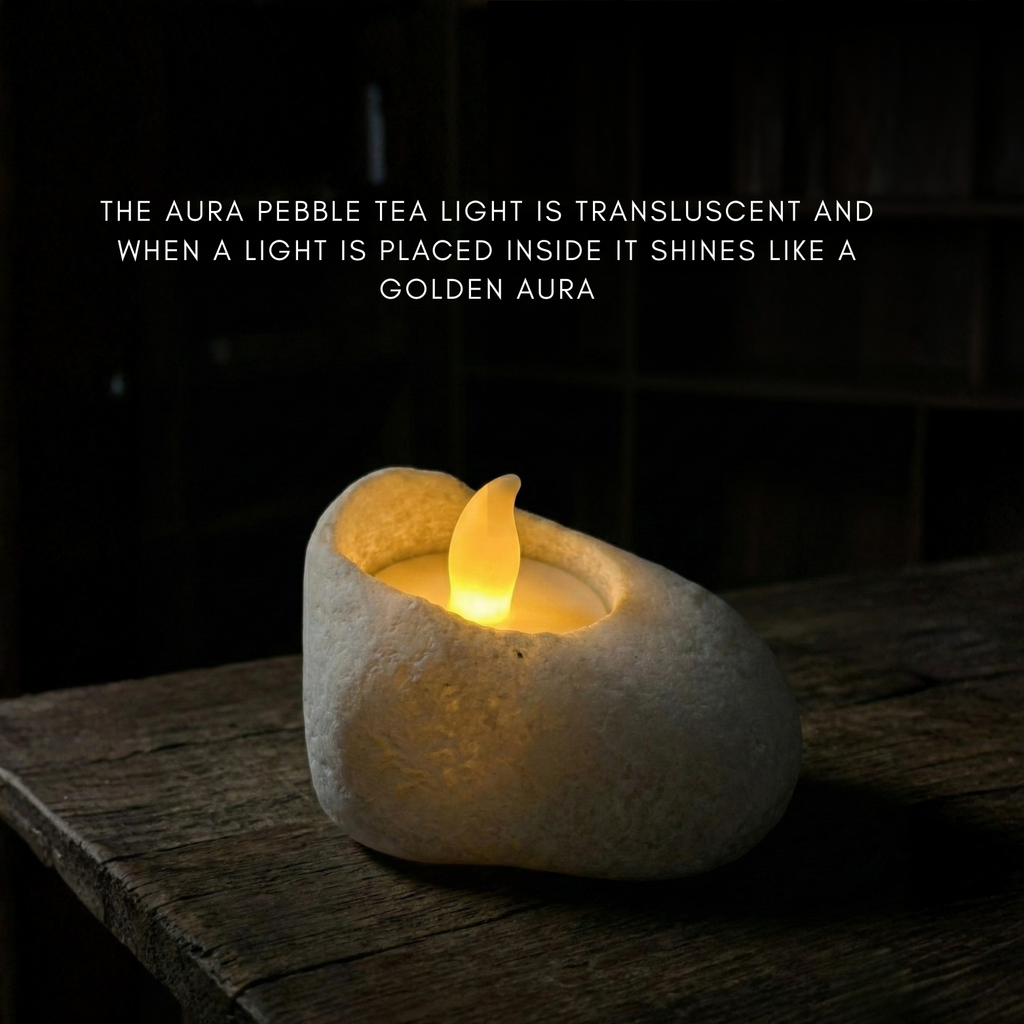 Aura Pebble Tea Light