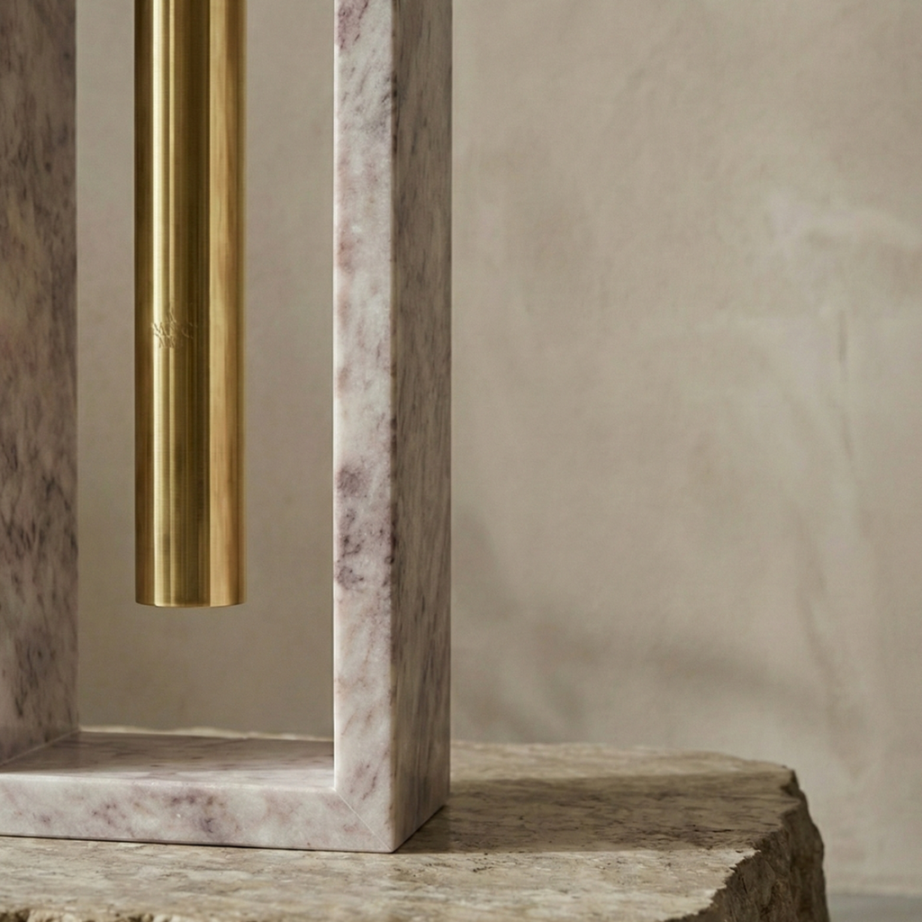 Lilac White Flower Vase