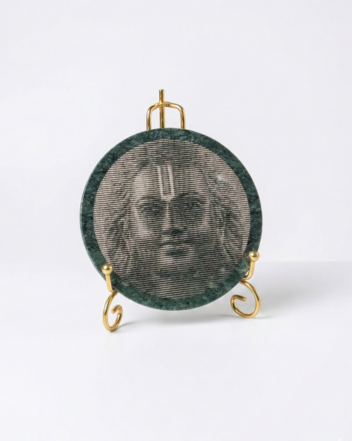 Divine Shree Ram Green Stone Carving