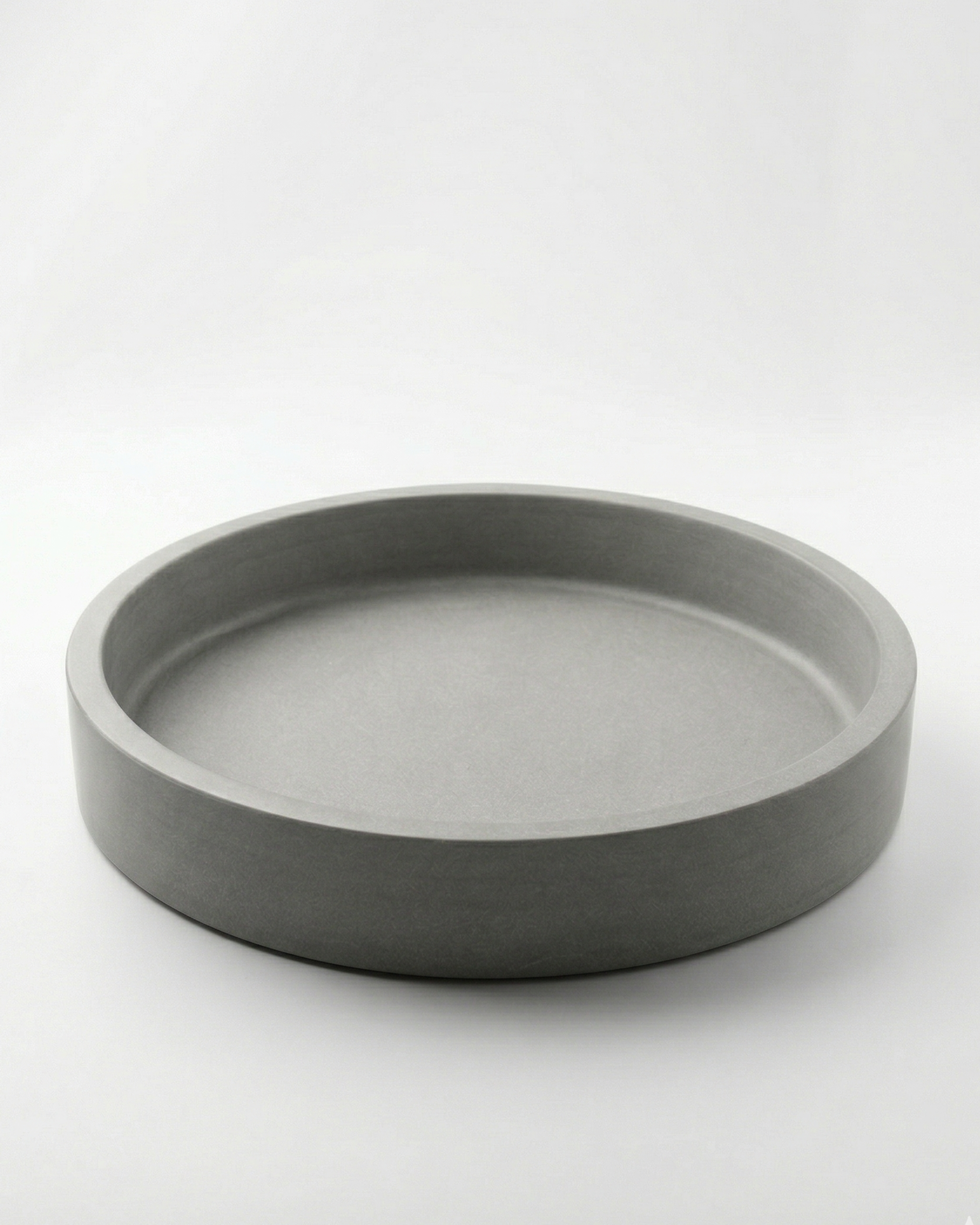 The Artisan Grey Natural Marble Catchall Tray | 8”