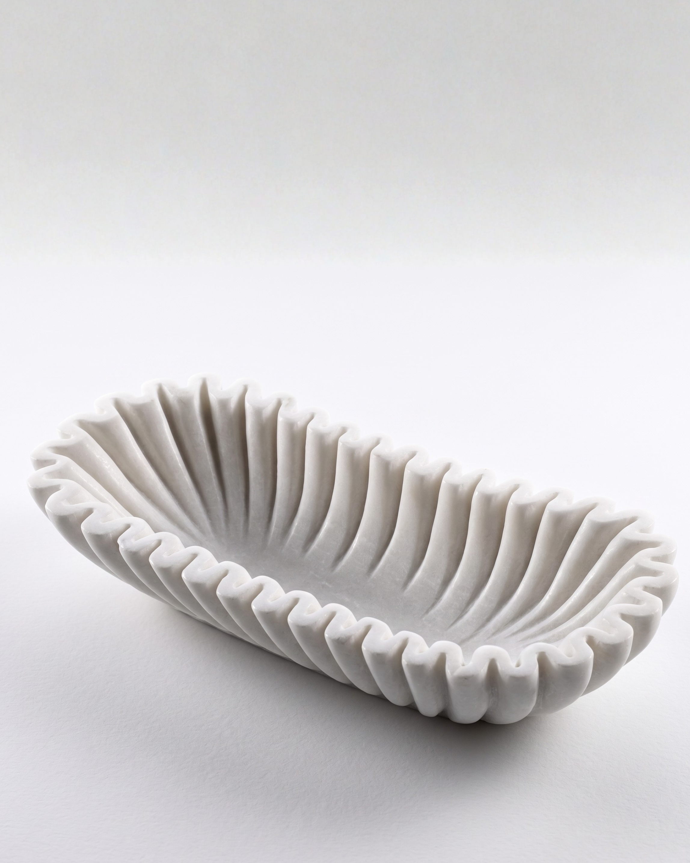 The Nadi Oval Marble Bowl